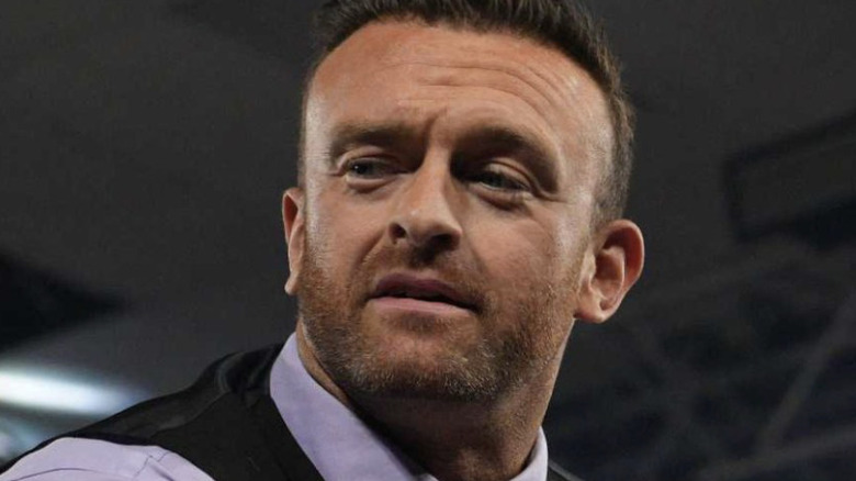 Nick Aldis in the ring