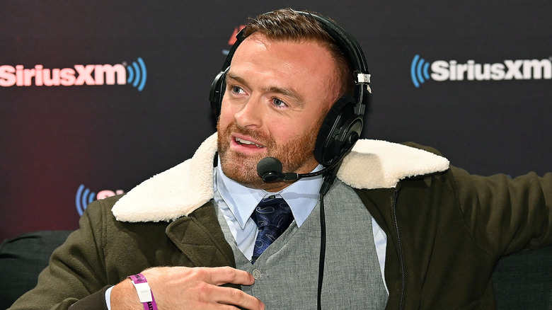 Nick Aldis talking 