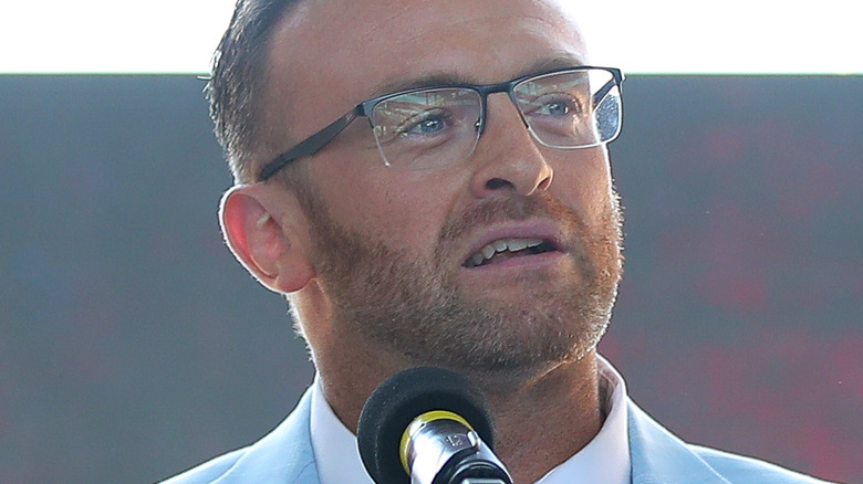 Nick Aldis speaking