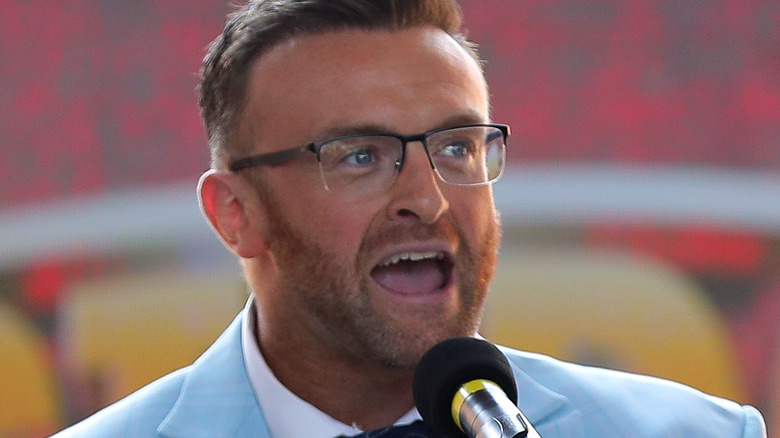 Nick Aldis speaking