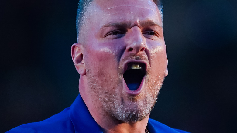 Pat McAfee with mouth open