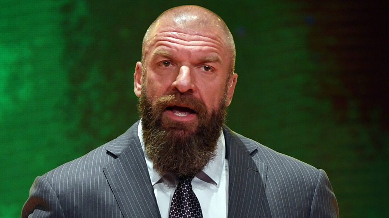 Triple H speaking