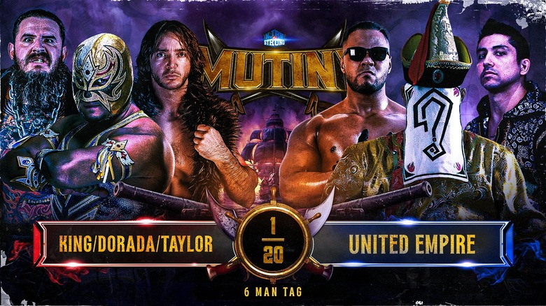 NJPW Mutiny Main Event Poster
