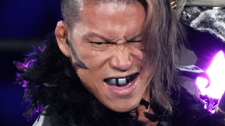 Taiji Ishimori posing inside the ring 