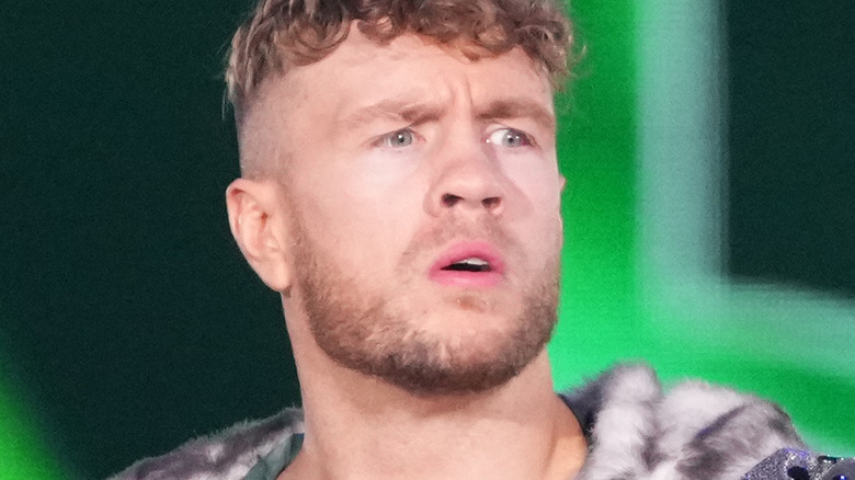 Will Ospreay scowling
