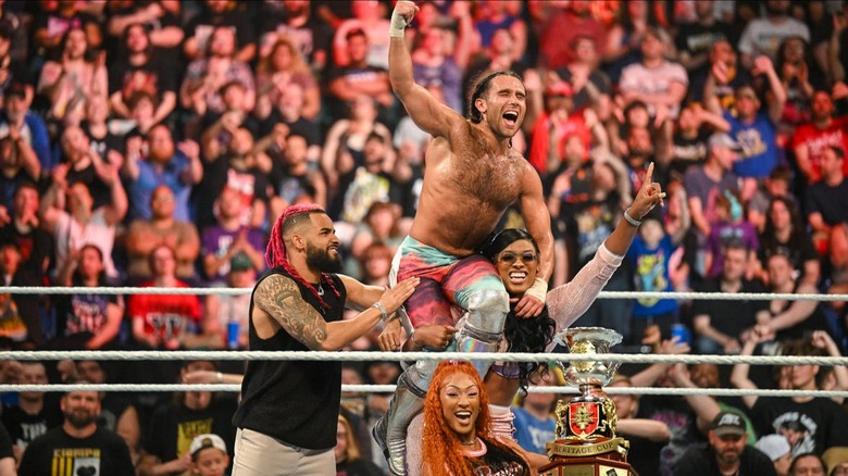 Noam Dar Celebrating