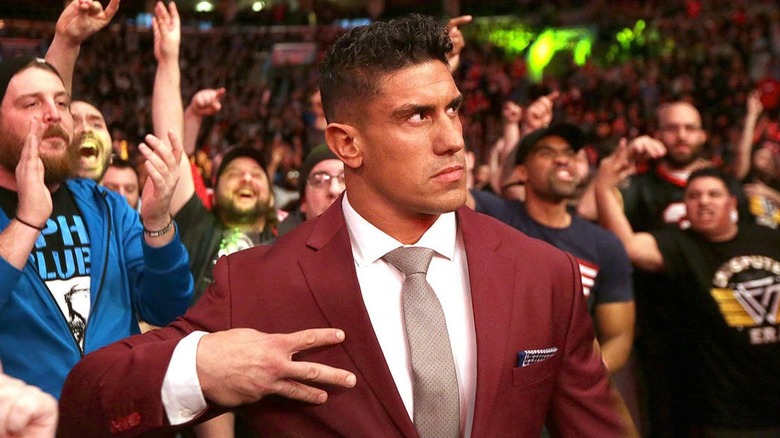 EC3 posing amongst the fans 