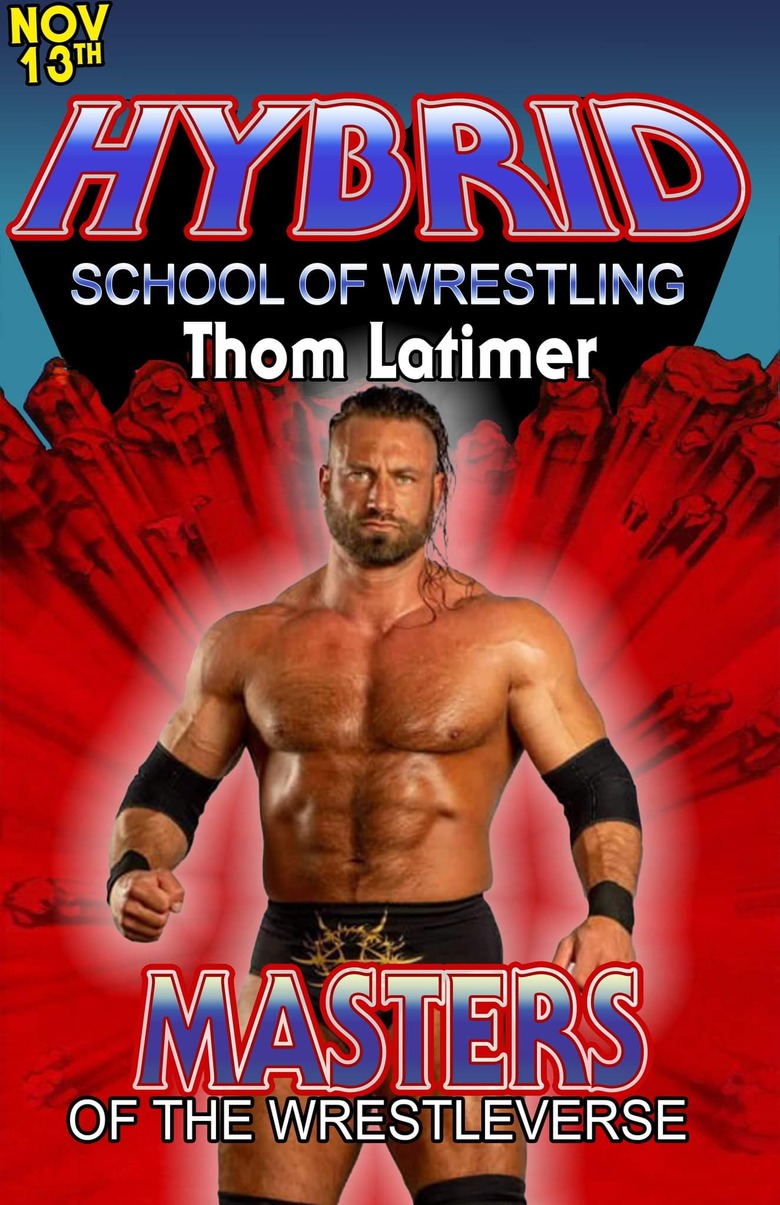 Thom Latimer in his wrestling gear.