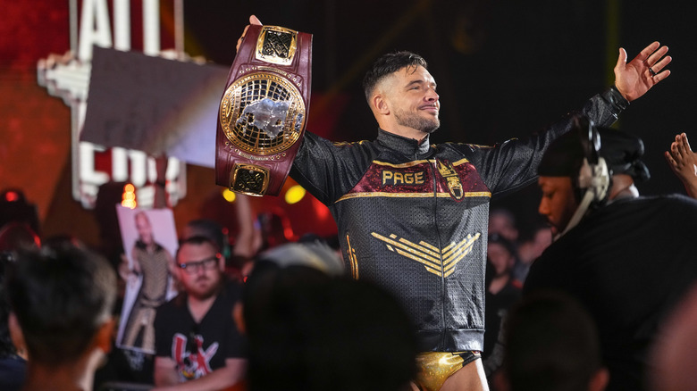 NXT North American Champion Ethan Page makes his entrance