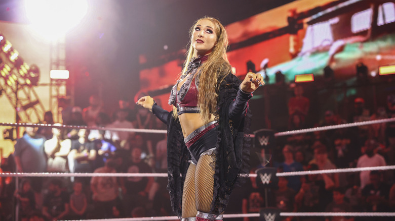 Lainey Reid makes her entrance