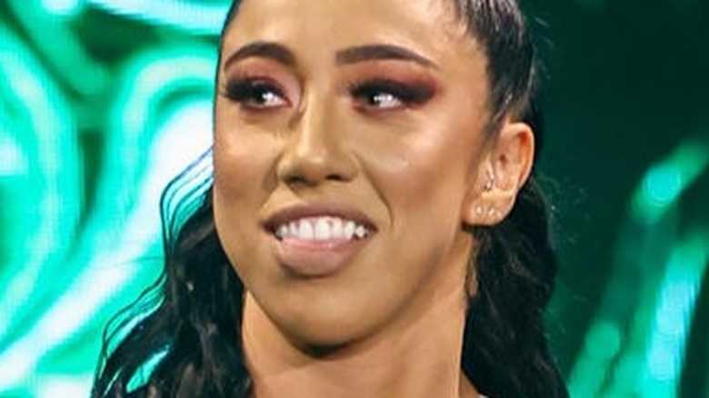 Indi Hartwell smiling 