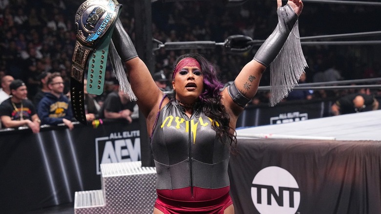 Nyla Rose raises the TBS Championship