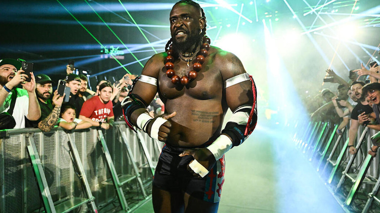Oba Femi's entrance