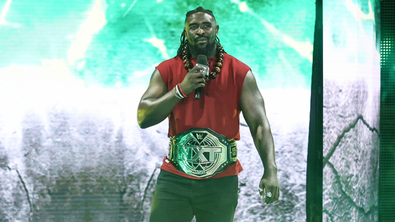 NXT Champion Oba Femi makes his entrance