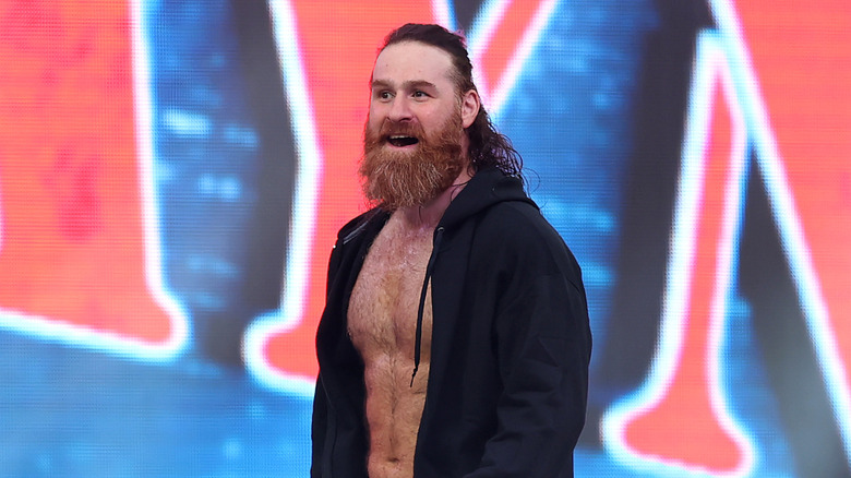 Sami Zayn makes entrance at WWE SummerSlam