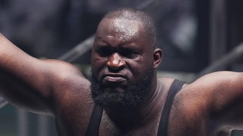 Omos wrestling in Japan