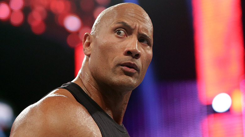 The Rock doing the People's Eyebrow