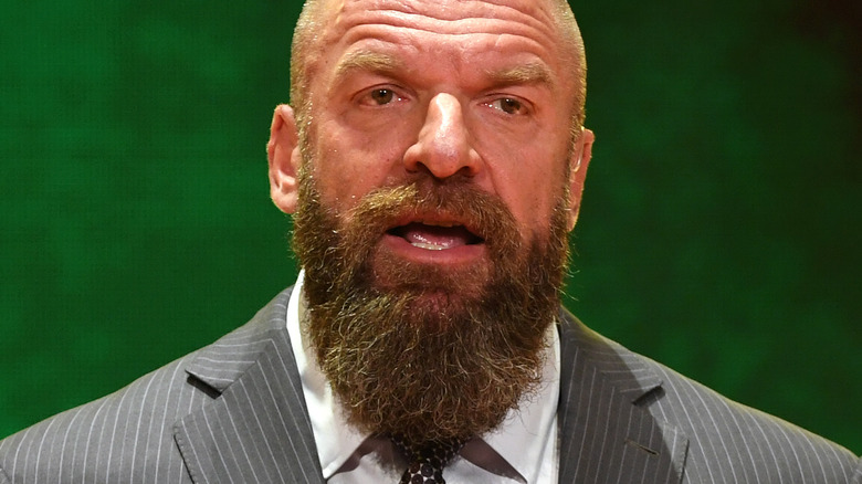 Triple H speaking 