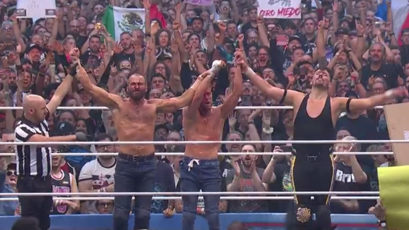 Orange Cassidy Gets The Pin In Gore-Splattered Stadium Stampede Match At AEW All In - Vimarsana News