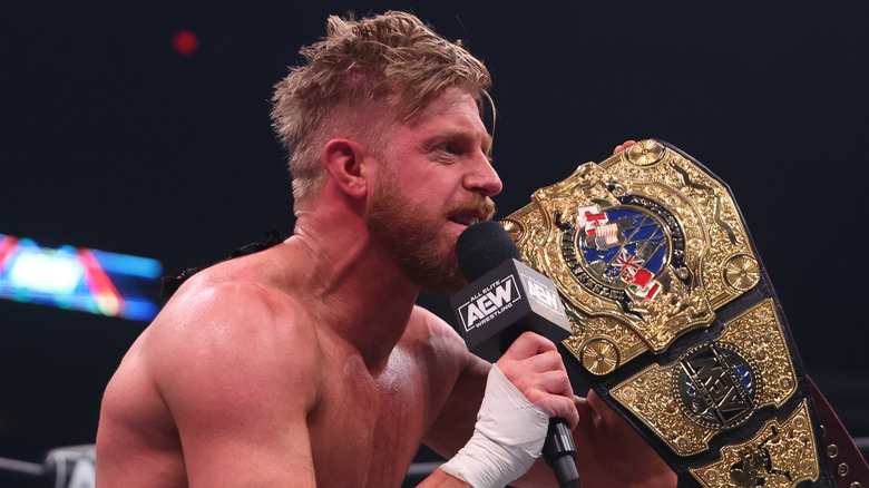 Orange Cassidy with AEW International Championship