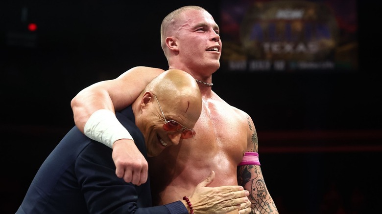 Kyle Fletcher with Don Callis