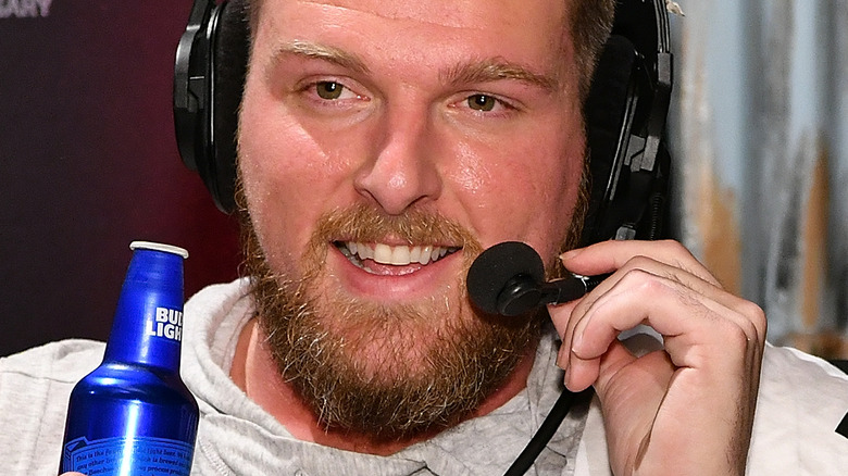 Pat McAfee wearing headset