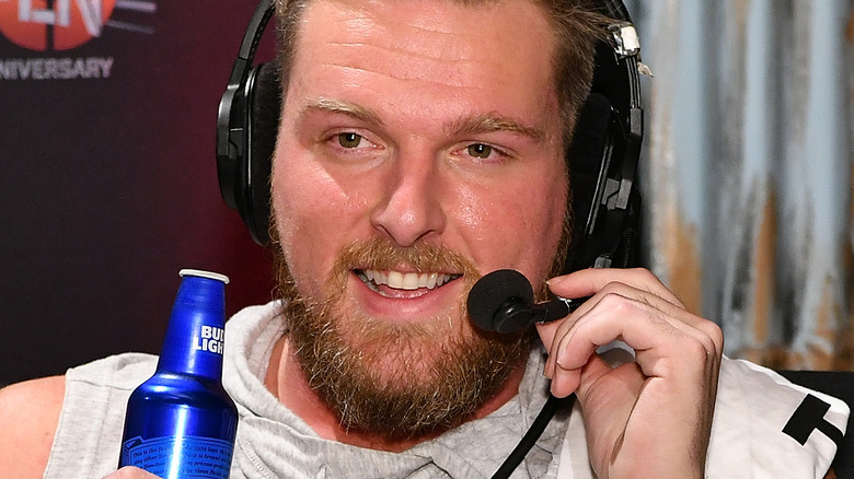 Pat McAfee wearing headset