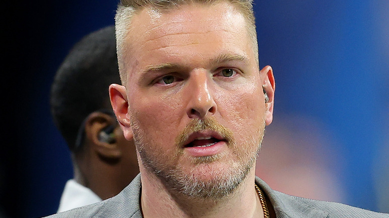Pat McAfee walking