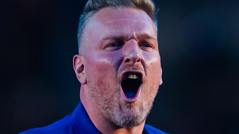 Pat McAfee shouting