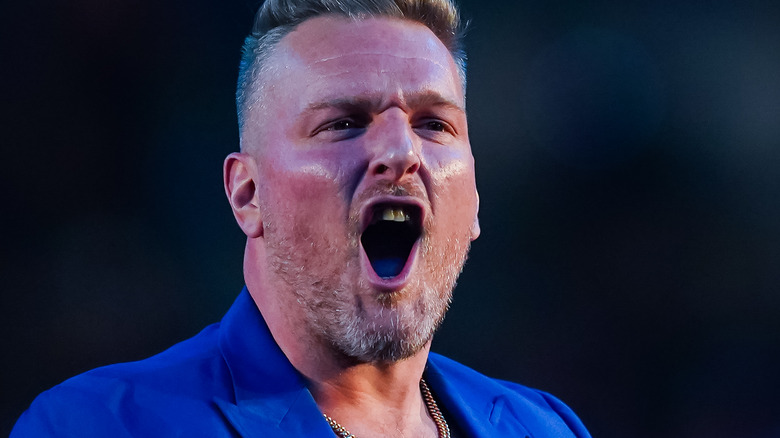 Pat McAfee shouting