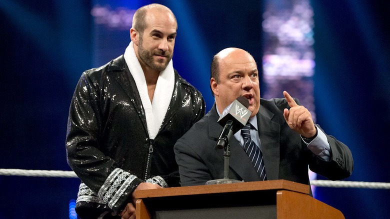 Cesaro and Paul Heyman