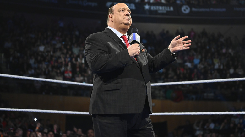 Paul Heyman in the ring