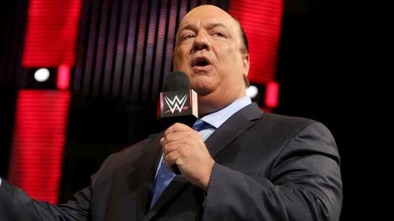 Paul Heyman during a promo segment on 