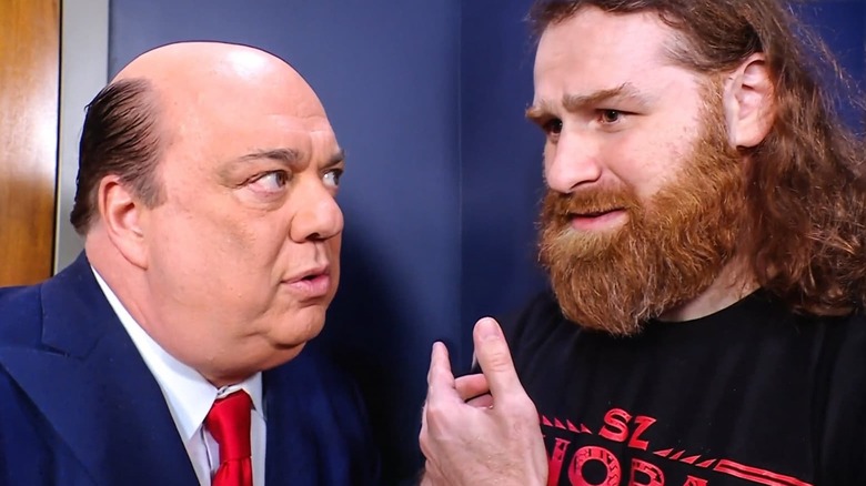 Paul Heyman, Sami Zayn strategizing