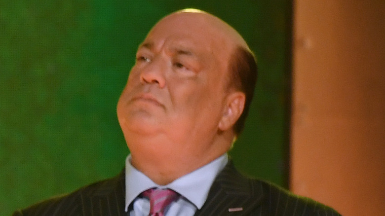 Paul Heyman looking away