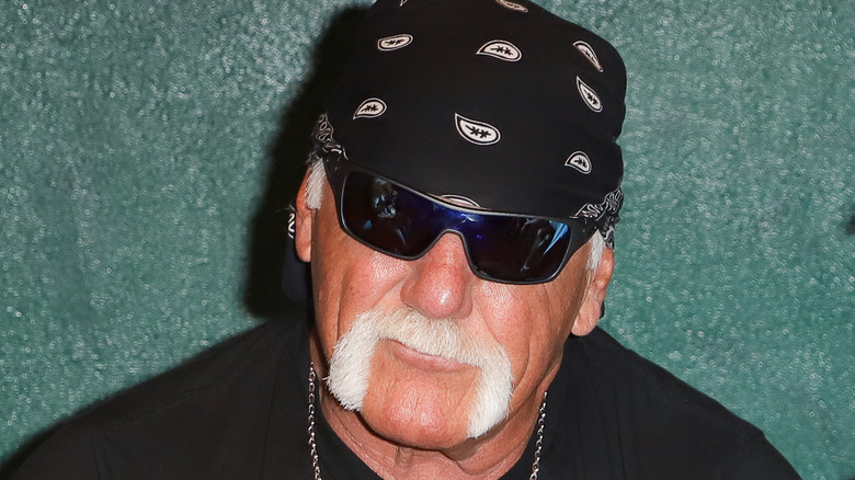 Hulk Hogan Wearing Black