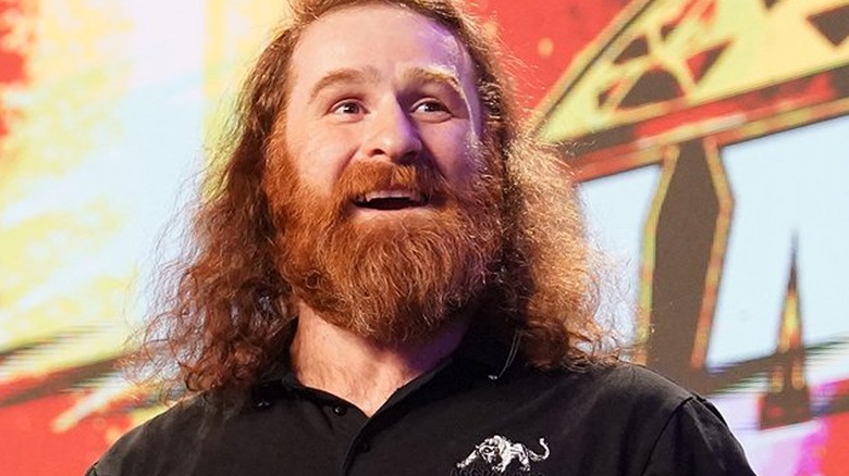 Sami Zayn at the Night of Champions press conference in Saudi Arabia