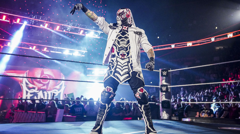 Penta in the ring on WWE Raw