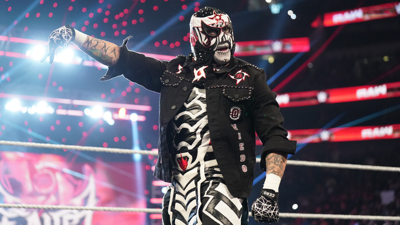 Penta in the ring on WWE Raw