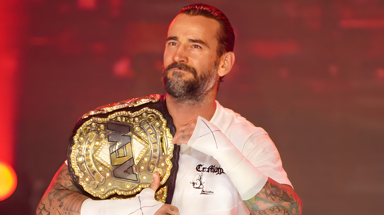 CM Punk title entrance