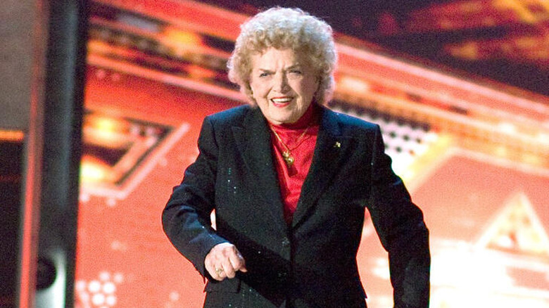 The late Mae Young appearing on "WWE Raw"