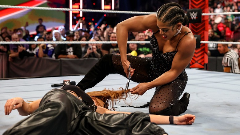 Raw 3-28-2022 Bianca Belair Becky Lynch