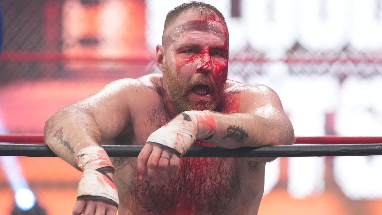 Photos: See The Aftermath Of AEW Dynamite Blood & Guts