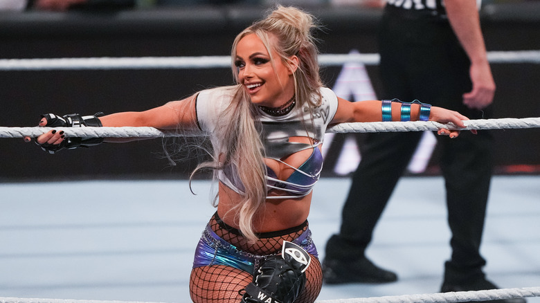 Liv Morgan in a wrestling ring