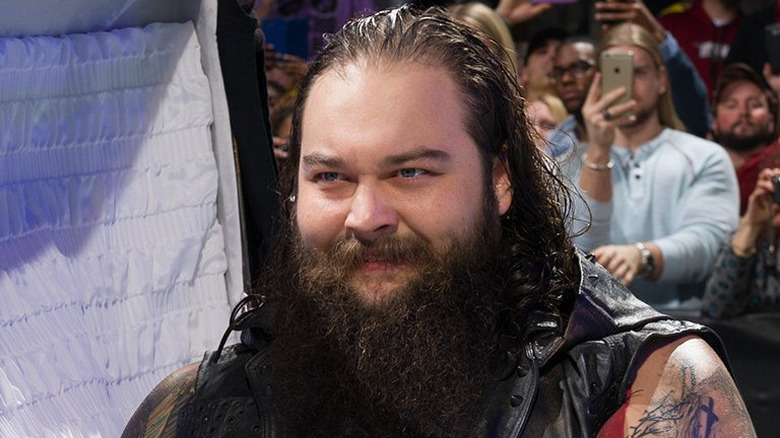 Bray Wyatt with a demonic grin