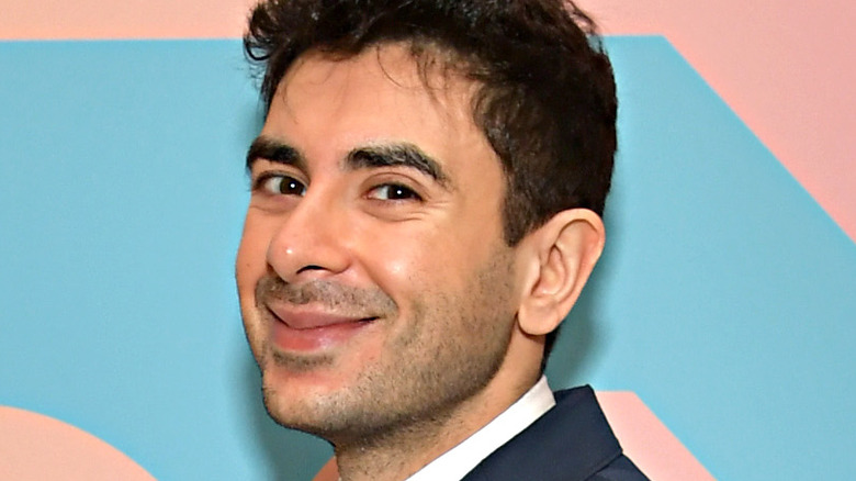 Tony Khan smiling