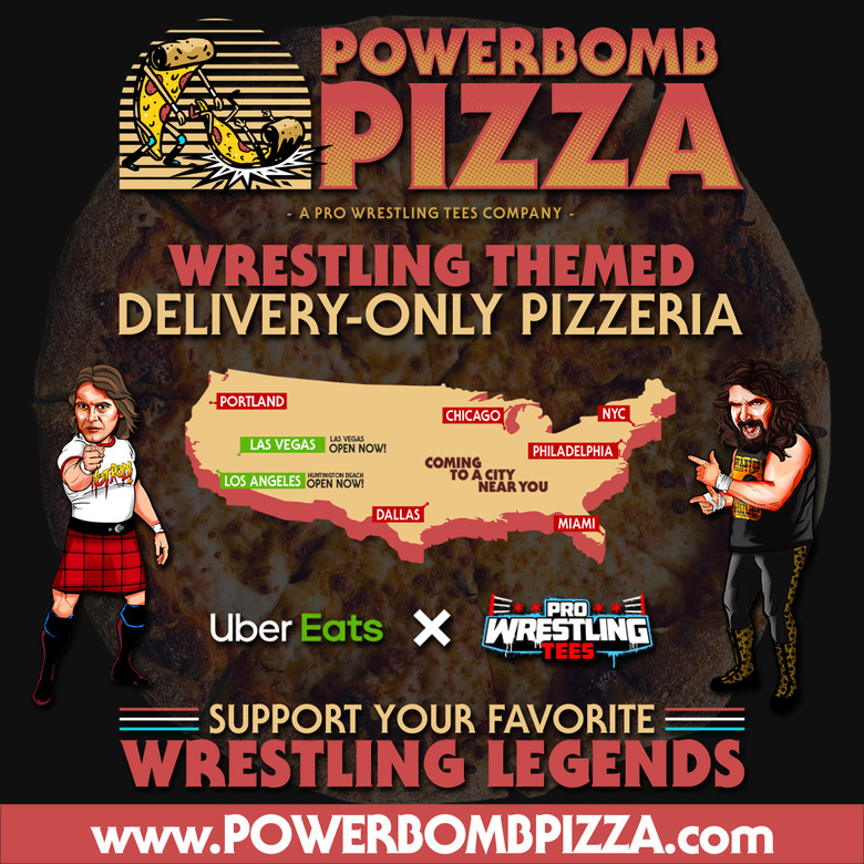Pro Wresting Tees Announces New Pro Wrestling Themed Pizza Delivery Service