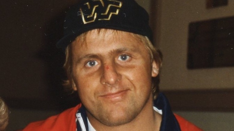 Owen Hart smiles