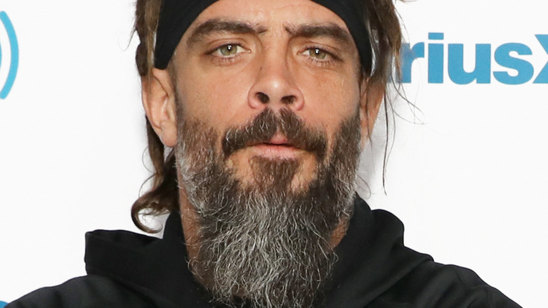 Jay Briscoe at a press event 