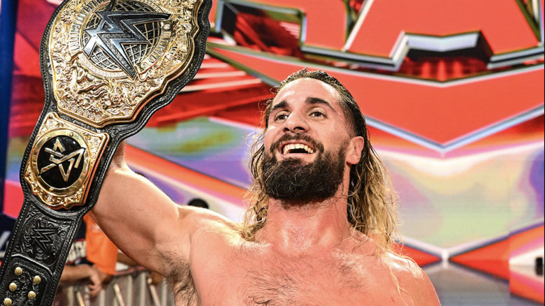 Seth Rollins smiling 